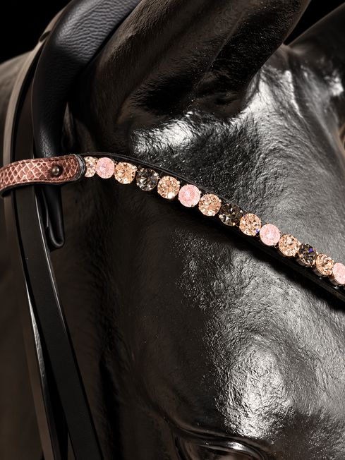 Exklusive handgefertigte Trense – Rose Elegance ✨