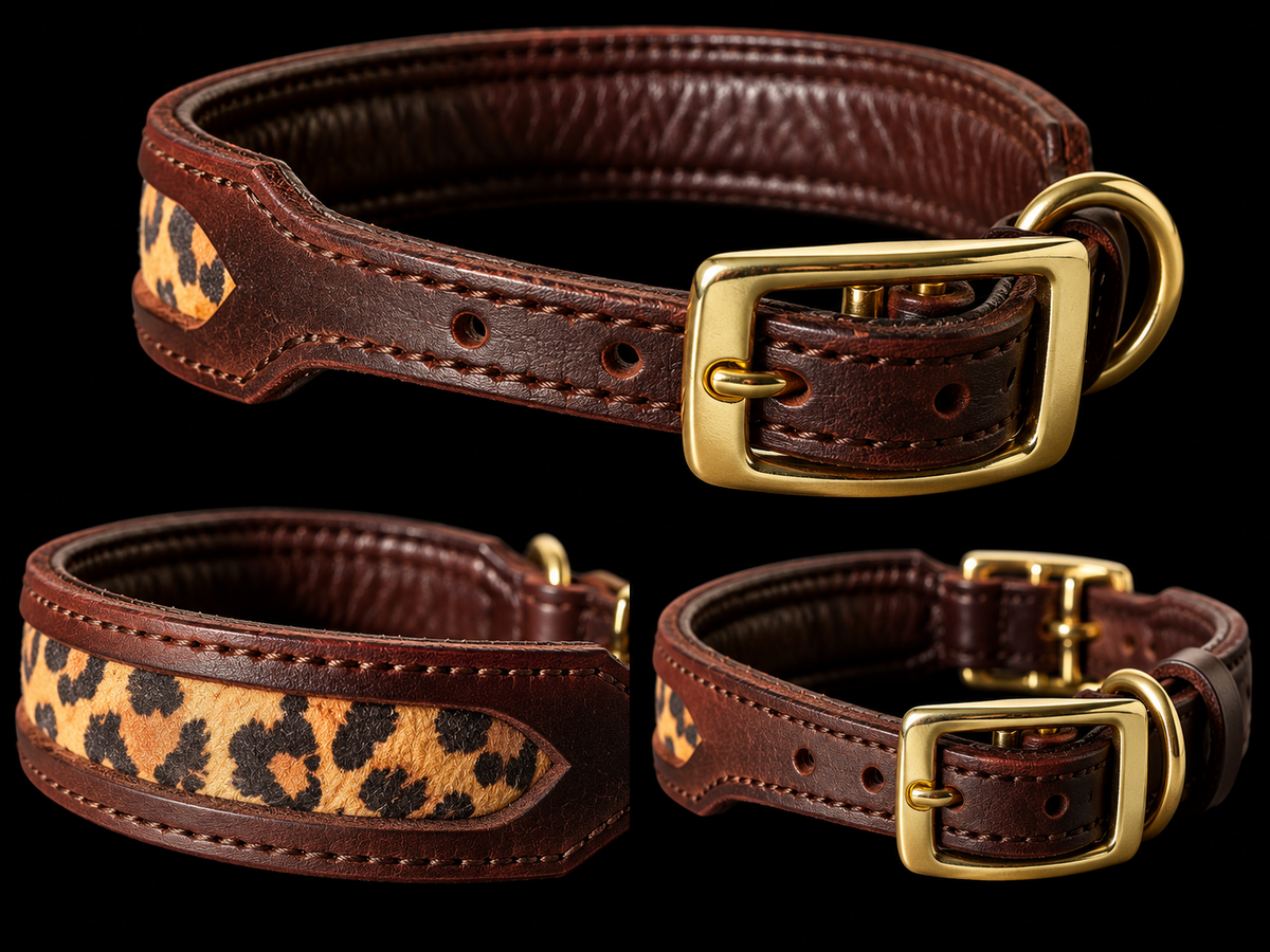 Handgefertigtes Lederhalsband